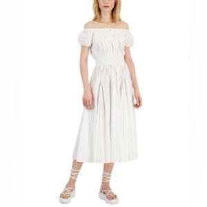 Off the shoulder prairie country style summer dress from INC